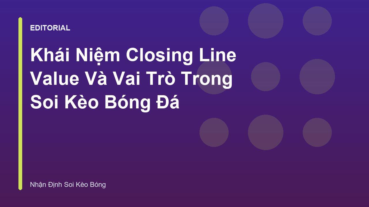 Biểu đồ minh họa biến động tỷ lệ kèo và khái niệm Closing Line Value